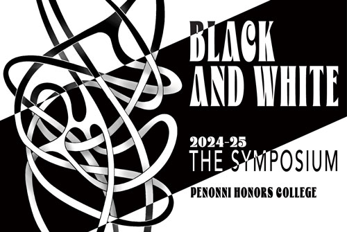 Logo for Black and White symposium 